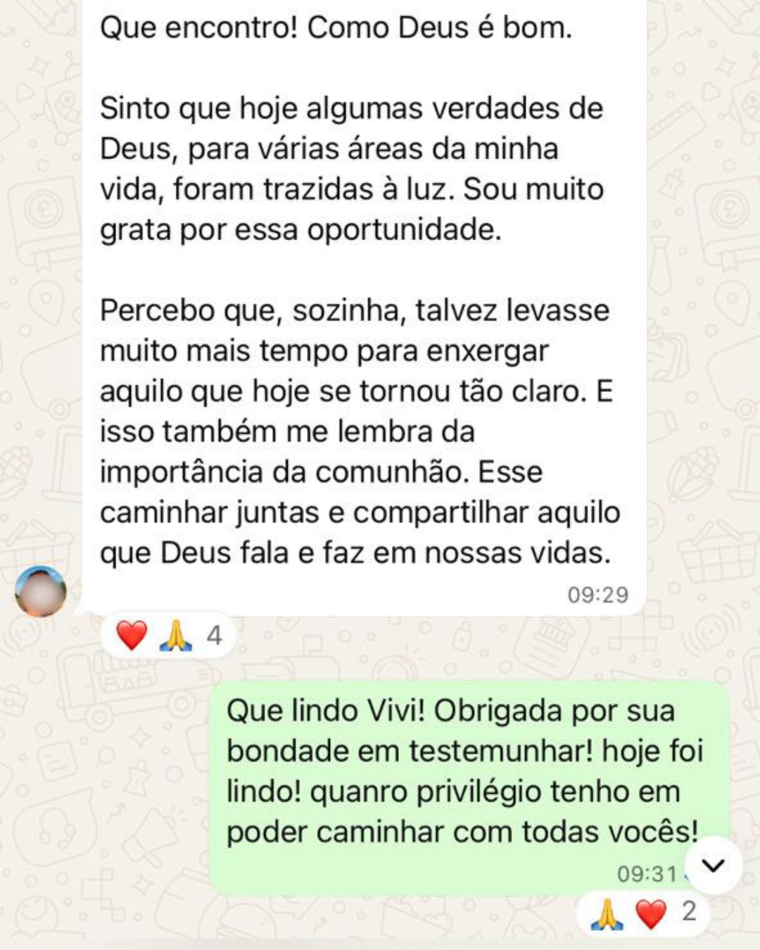 Depoimento da Isabella