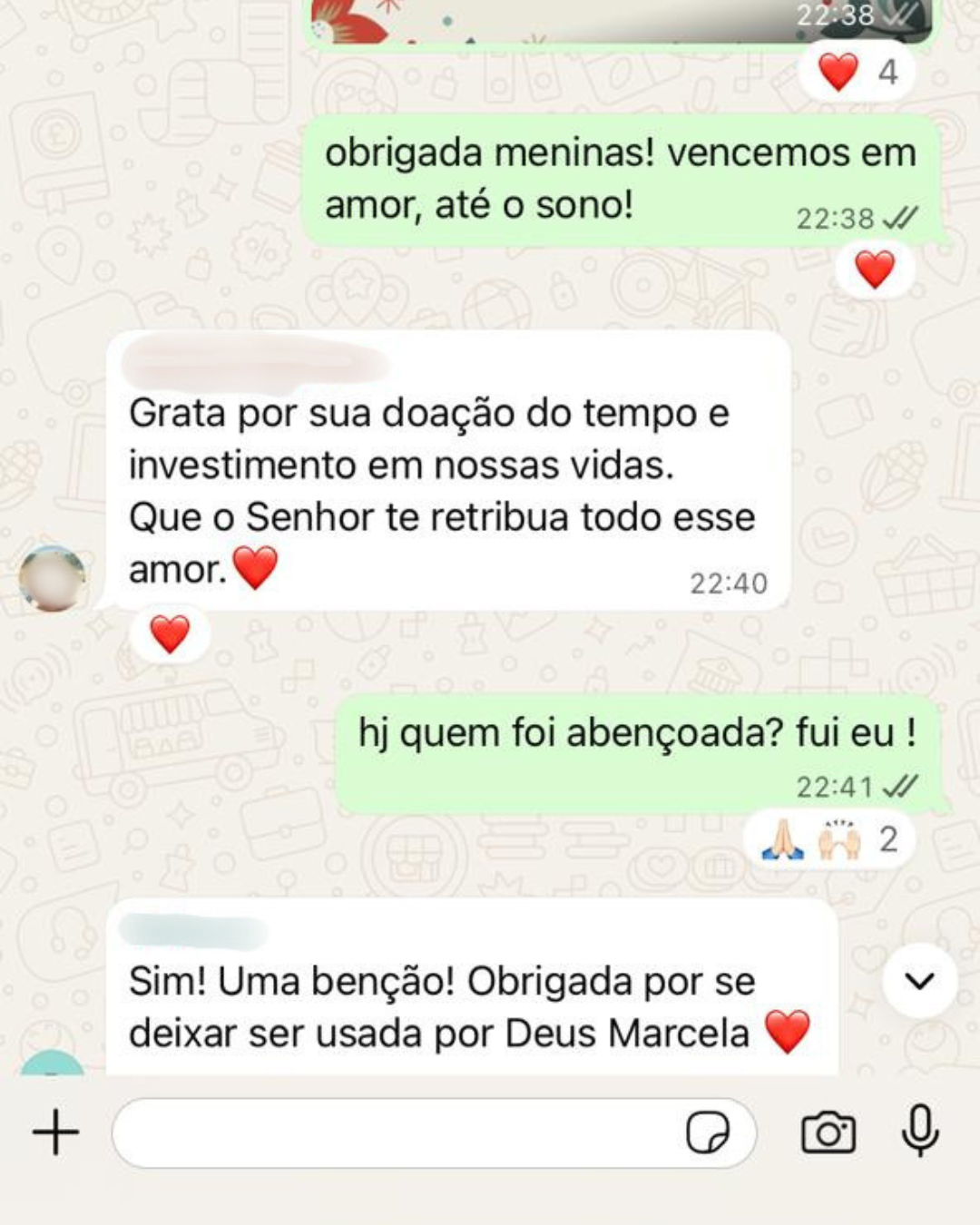 Depoimento da Marina Moraes